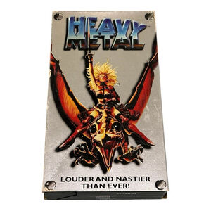 Heavy Metal 1981 Movie VHS Cassette Tape THX Digitally Mastered 90mins Vintage